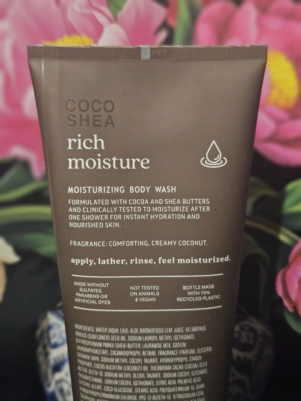 NWT Bath & Body Works Coco Shea Moisturizing Body Wash - Brown & Rose Gold - Picture 5 of 5